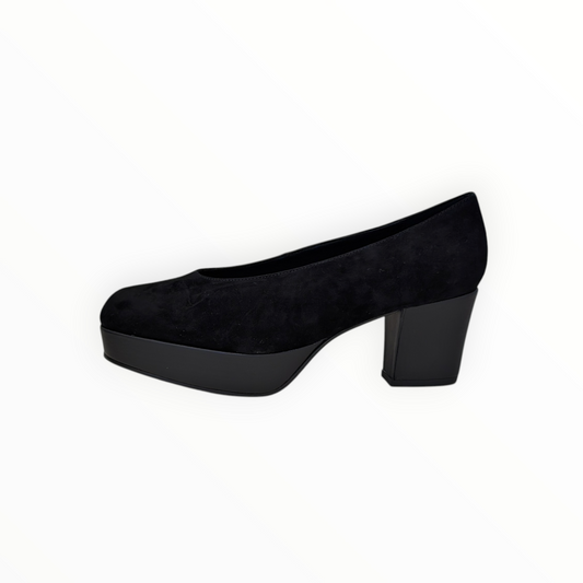 JEFFREY CAMPBELL | CHAP | BLACK SUEDE