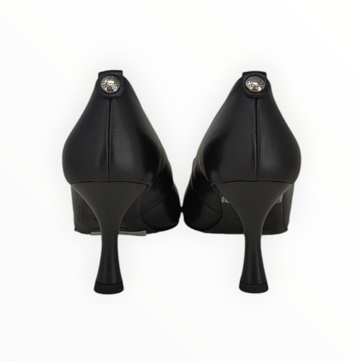 NERO GIARDINI | POMP | BLACK LEATHER
