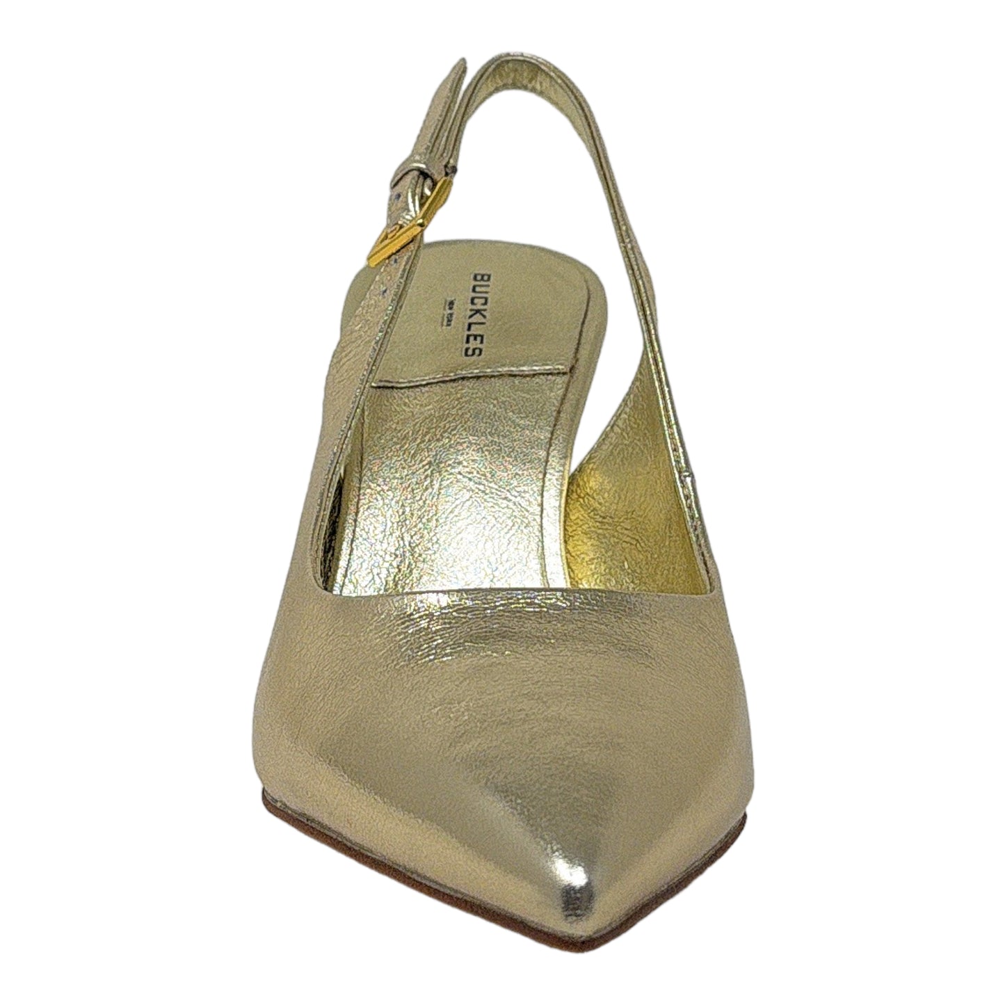 BUCKLES New York | NIKKI SLING | GOLD LEATHER