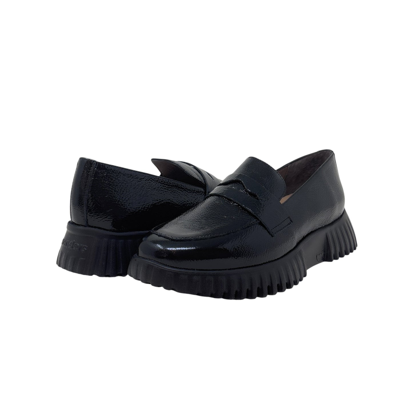 WONDERS | FLEX | BLACK PATENT LEATHER