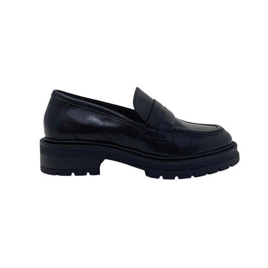 CARMENS | CLAM | BLACK LEATHER