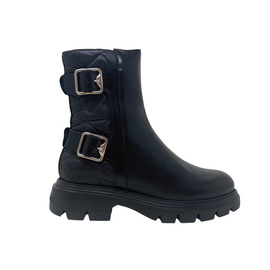 WONDERS | OREGON BUCKLE | BLACK LEATHER