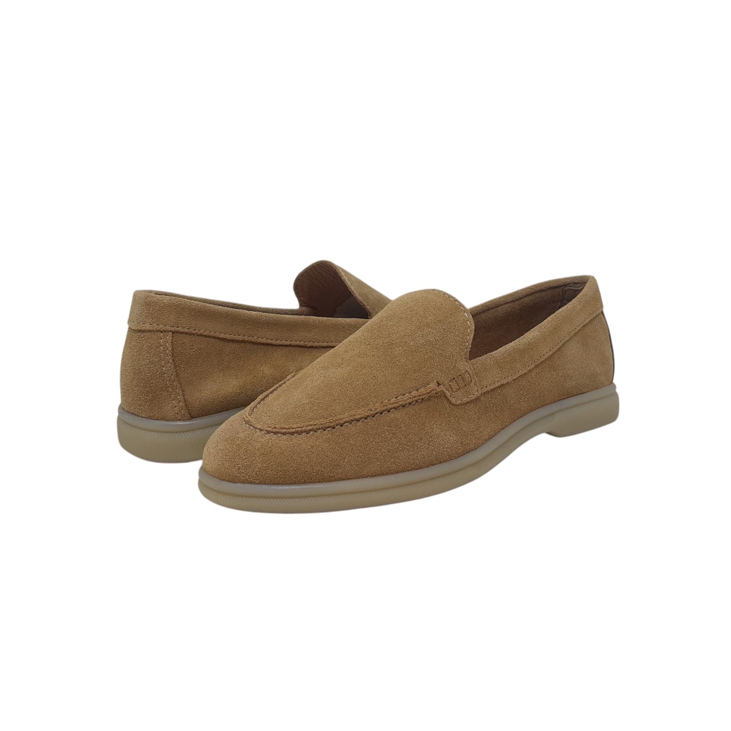 CHELSEA CREW | LAMA | TAN SUEDE