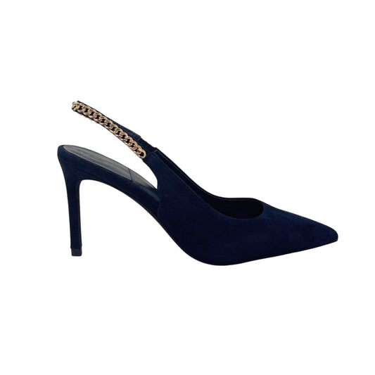 BUCKLES New York | KIERRA | NAVY SUEDE