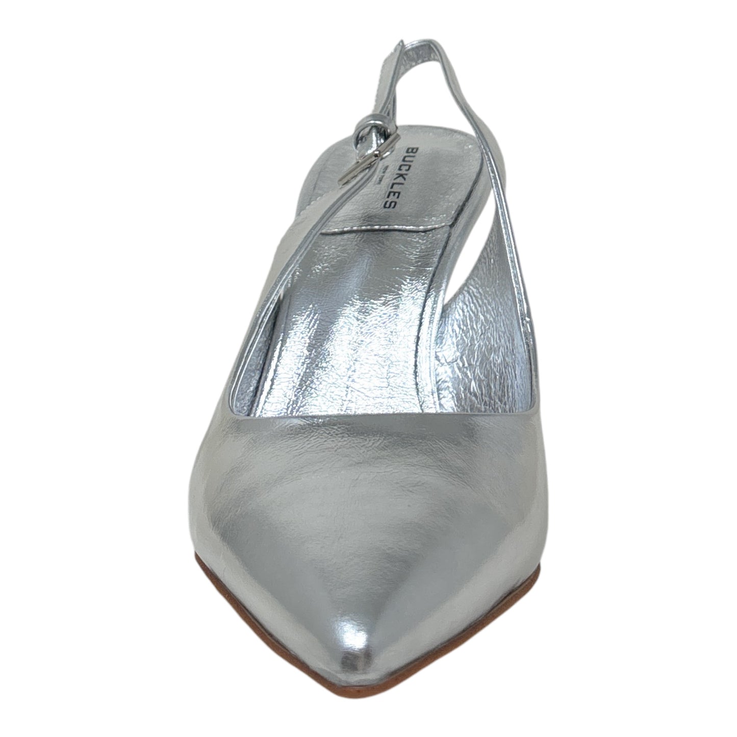BUCKLES New York | NIKKI SLING | SILVER LEATHER