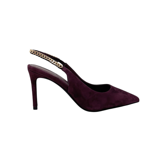 BUCKLES New York | KIERRA | BURGUNDY SUEDE