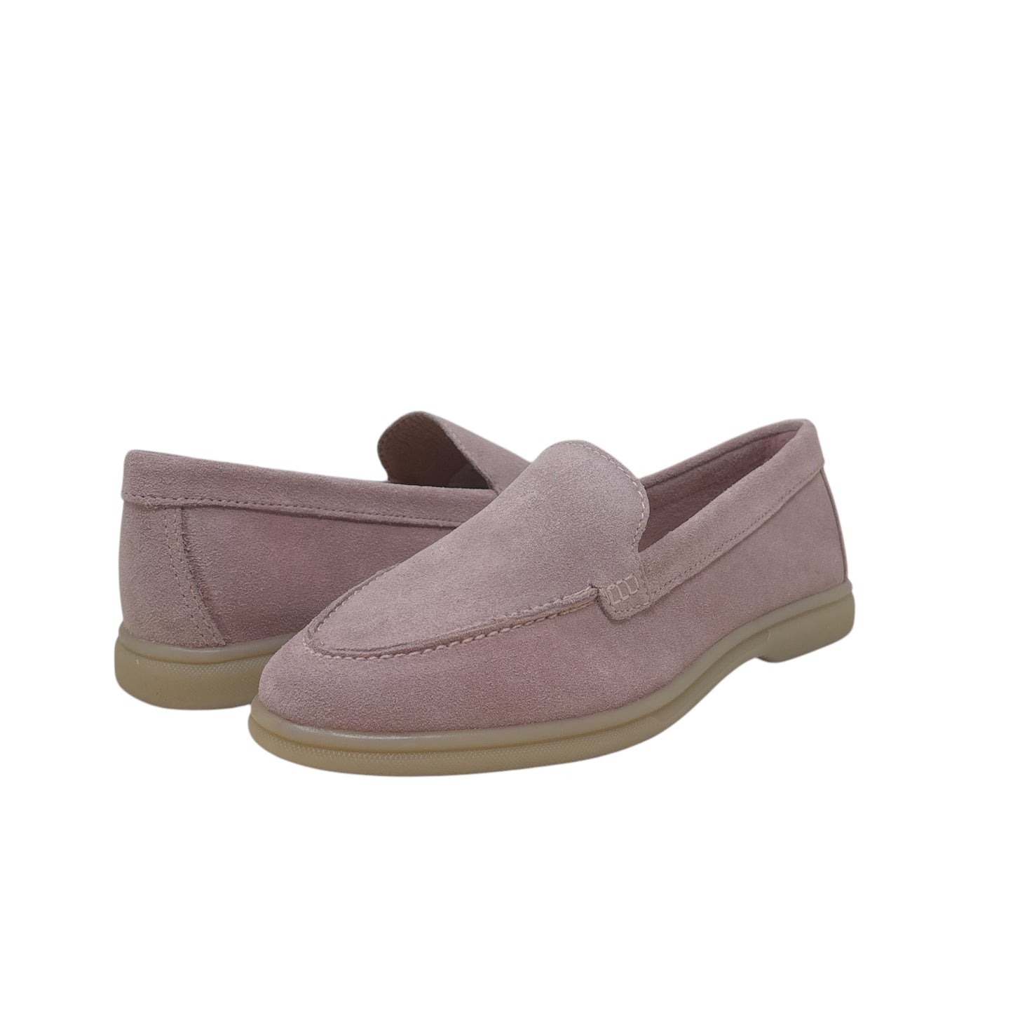 CHELSEA CREW | LAMA | PINK SUEDE