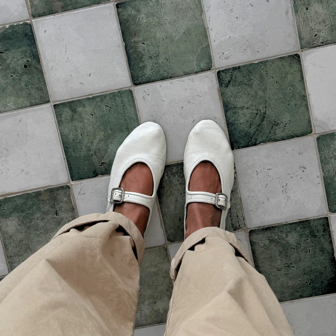 AMIE RAFA | ASHLEY | BONE PATENT LEATHER