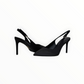 BUCKLES New York | NIKKI SLING | BLACK SATIN