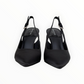 BUCKLES New York | NIKKI SLING | BLACK SATIN
