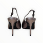 BUCKLES New York | NIKKI SLING | PEWTER LEATHER