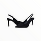 BUCKLES New York | NIKKI SLING | BLACK SUEDE