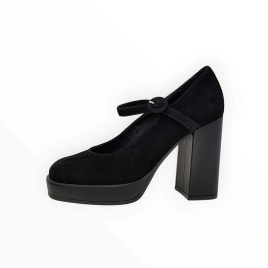 JEFFREY CAMPBELL | ANN | BLACK SUEDE