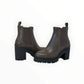 JEFFREY CAMPBELL | ESCO | GREEN LEATHER