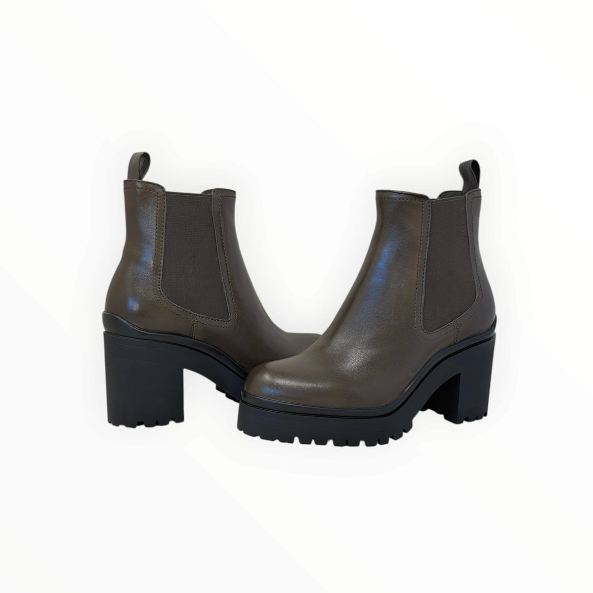 JEFFREY CAMPBELL | ESCO | GREEN LEATHER