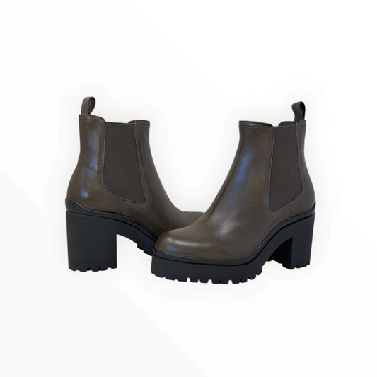JEFFREY CAMPBELL | ESCO | GREEN LEATHER