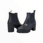 JEFFREY CAMPBELL | ESCO | BLACK LEATHER