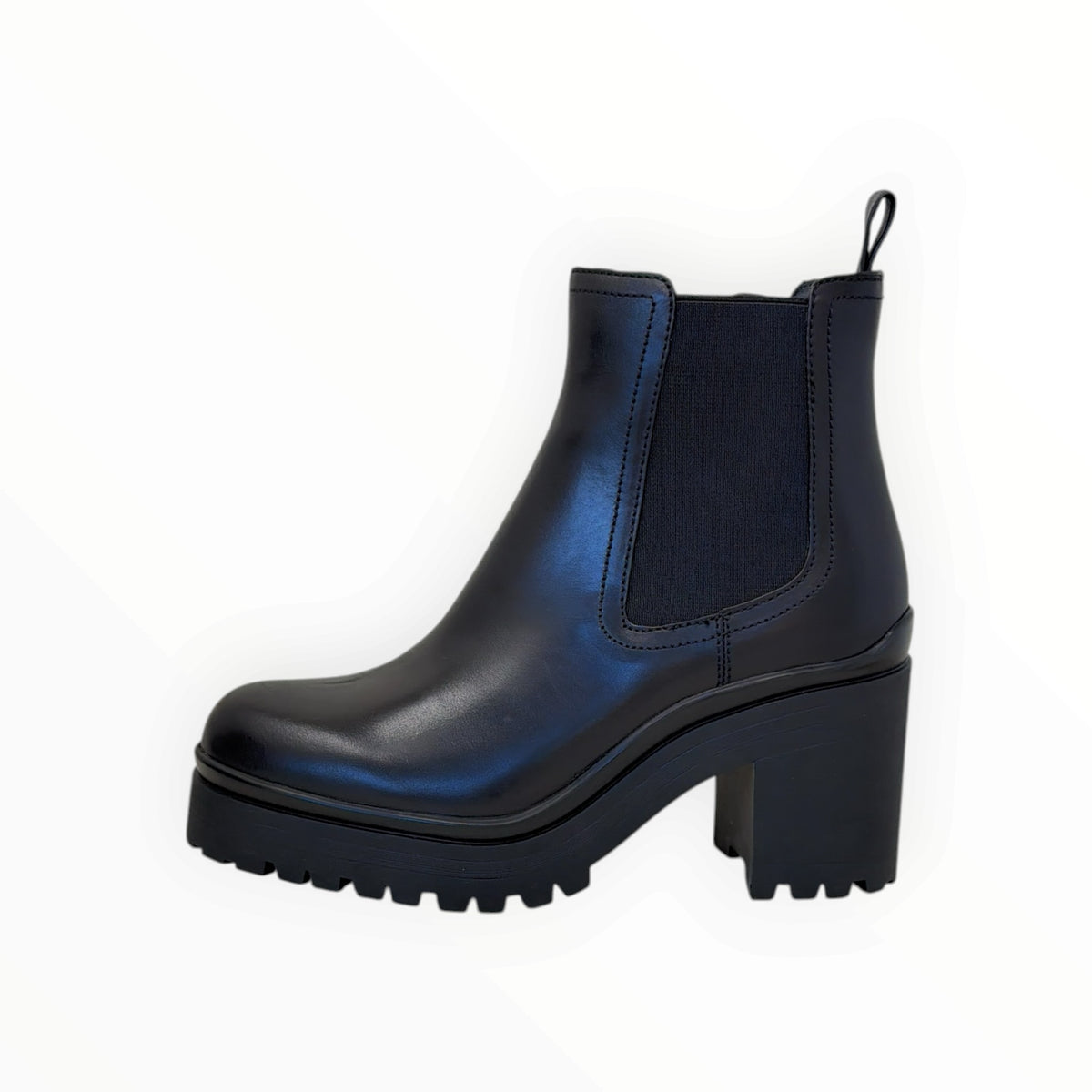 JEFFREY CAMPBELL | ESCO | BLACK LEATHER