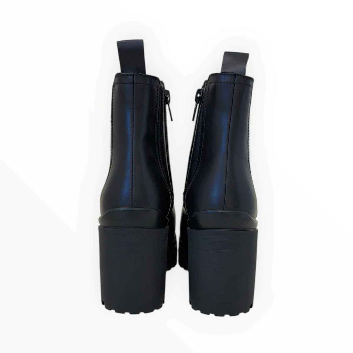 JEFFREY CAMPBELL | ESCO | BLACK LEATHER