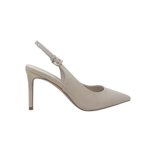 BUCKLES New York | NIKKI SLING | CREAM PATENT LEATHER