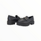 NERO GIARDINI | BUCKLE | BLACK LEATHER