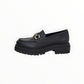 NERO GIARDINI | BUCKLE | BLACK LEATHER
