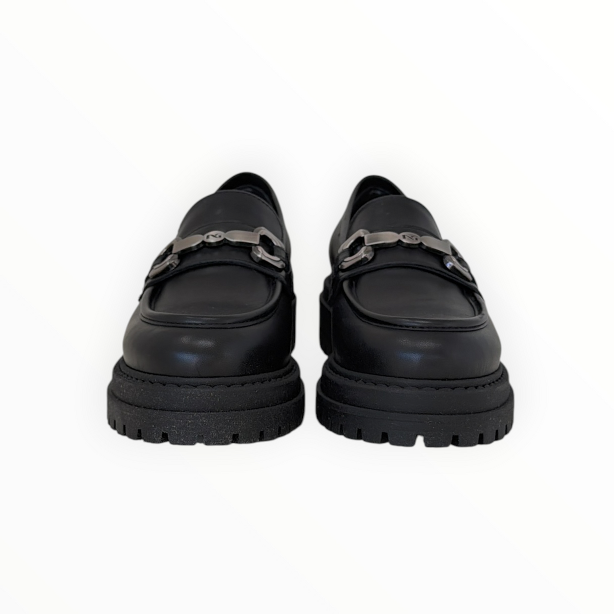 NERO GIARDINI | BUCKLE | BLACK LEATHER