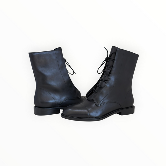 AMIE RAFA | CLAUDE | BLACK LEATHER