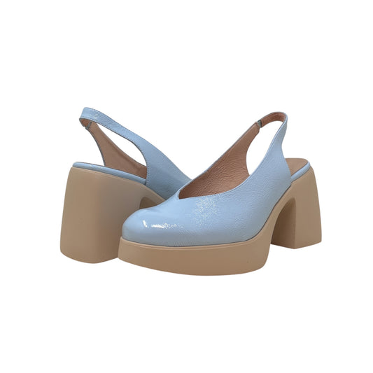 WONDERS | NAIMA | LIGHT BLUE PATENT LEATHER