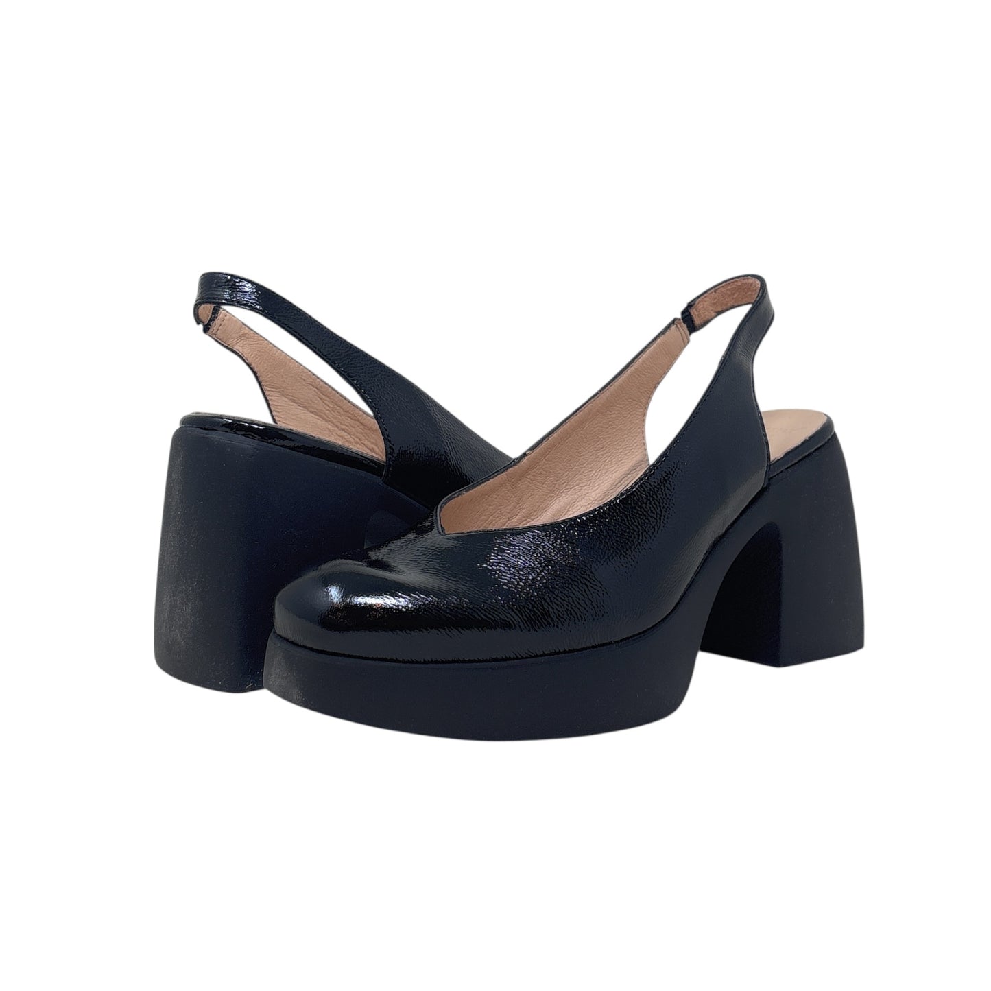 WONDERS | NAIMA | BLACK PATENT LEATHER