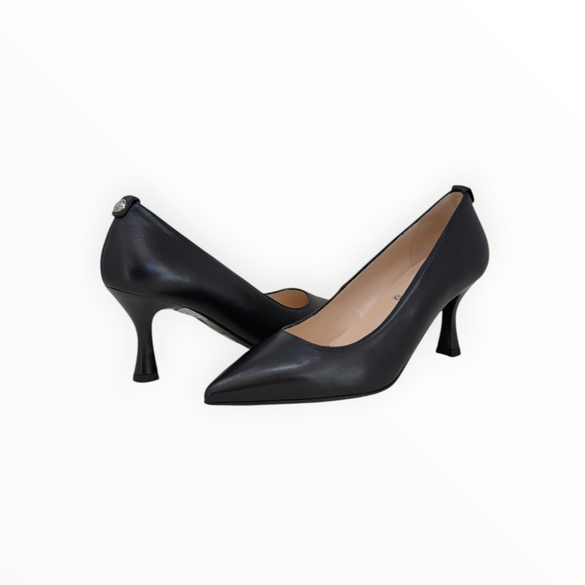 NERO GIARDINI | POMP | BLACK LEATHER