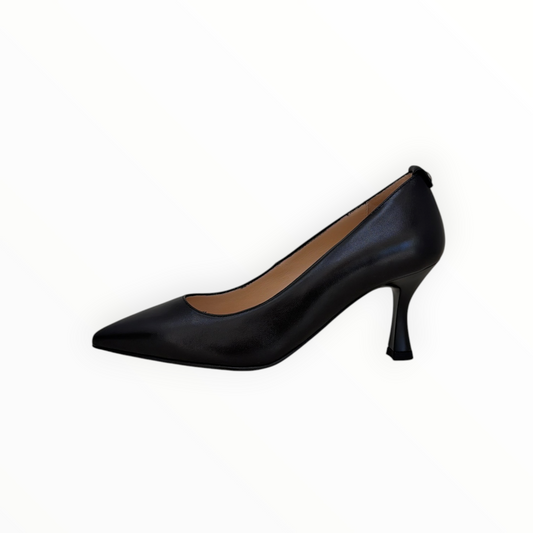 NERO GIARDINI | POMP | BLACK LEATHER