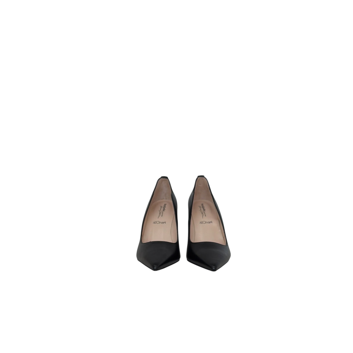 NERO GIARDINI | SCALLOP | BLACK LEATHER