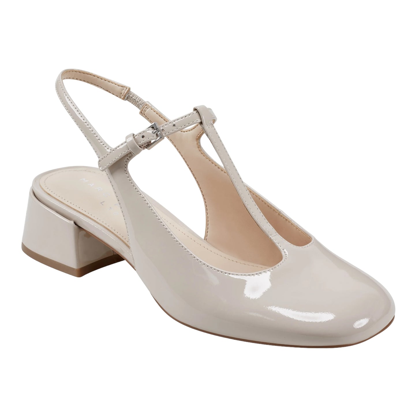 MARC FISHER | DOLLY | NATURAL PATENT LEATHER