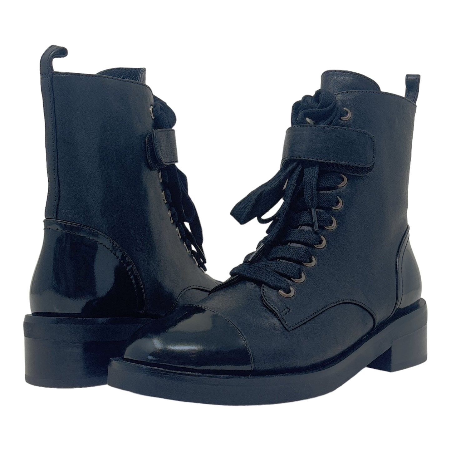 JEFFREY CAMPBELL | INCLINE | BLACK LEATHER