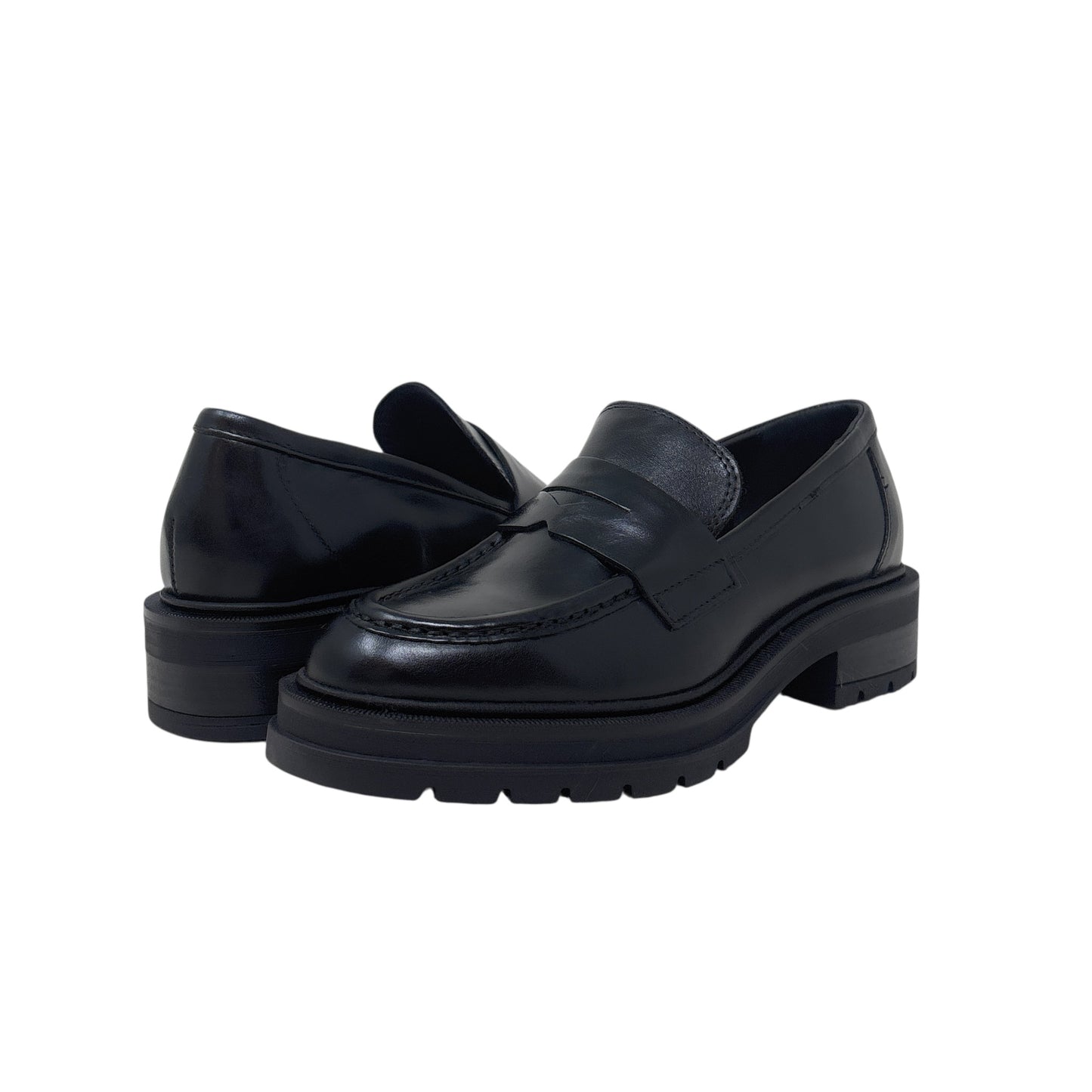 CARMENS | CLAM | BLACK LEATHER