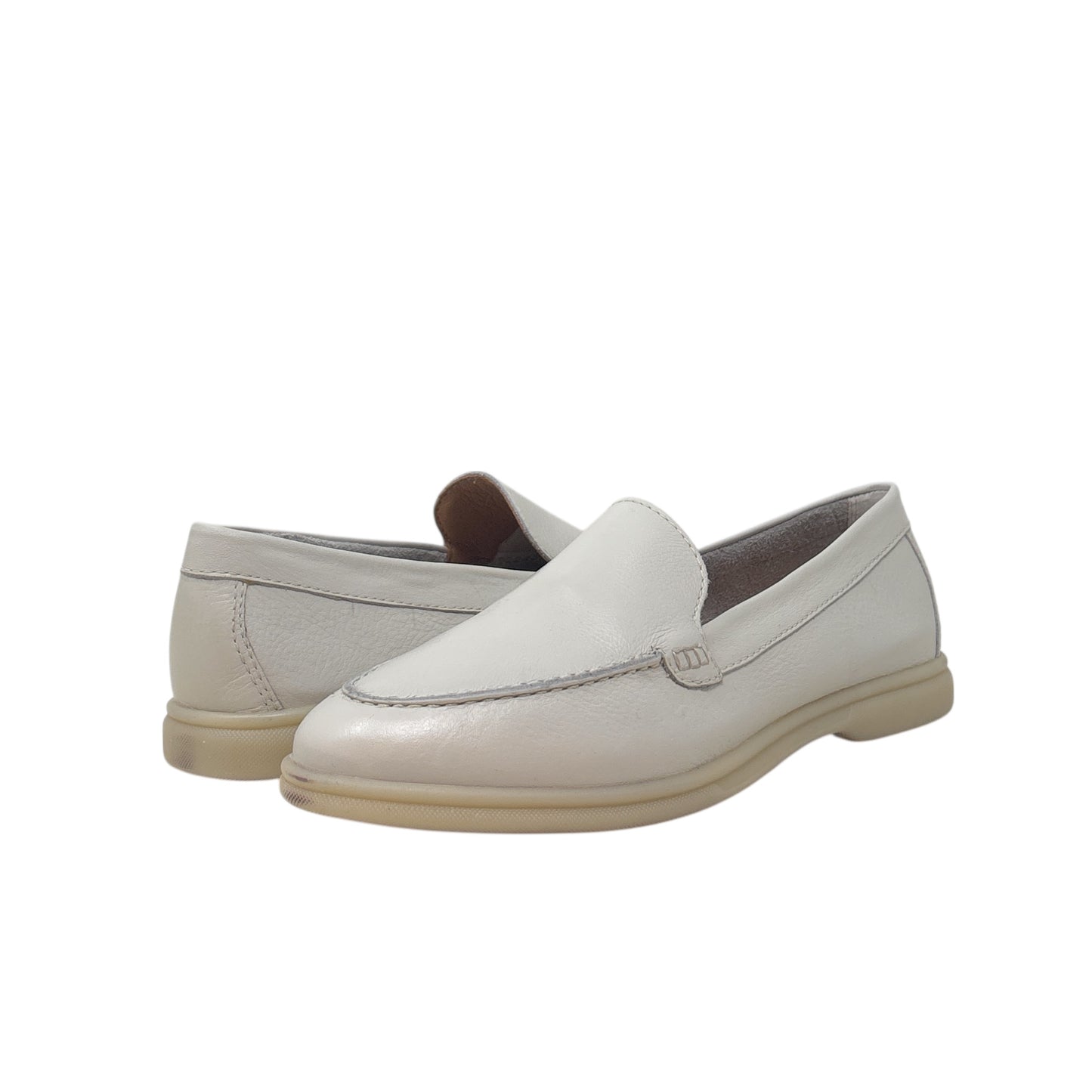 CHELSEA CREW | LAMA | WHITE LEATHER