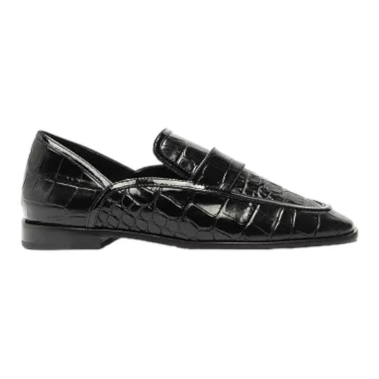 SCHUTZ | MORE | BLACK EMBOSSED LEATHER