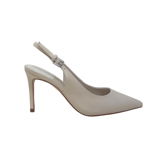 BUCKLES New York | NIKKI SLING | IVORY LEATHER