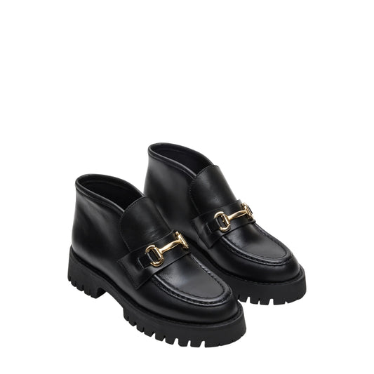 STEVE MADDEN | BEDA | BLACK LEATHER