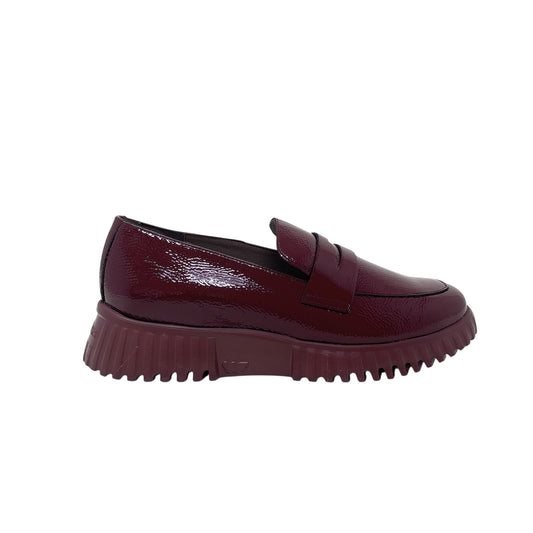 WONDERS | FLEX | BURGUNDY PATENT LEATHER