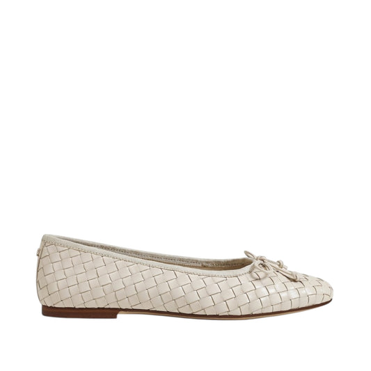 SAM EDELMAN | RUTH | IVORY WOVEN LEATHER