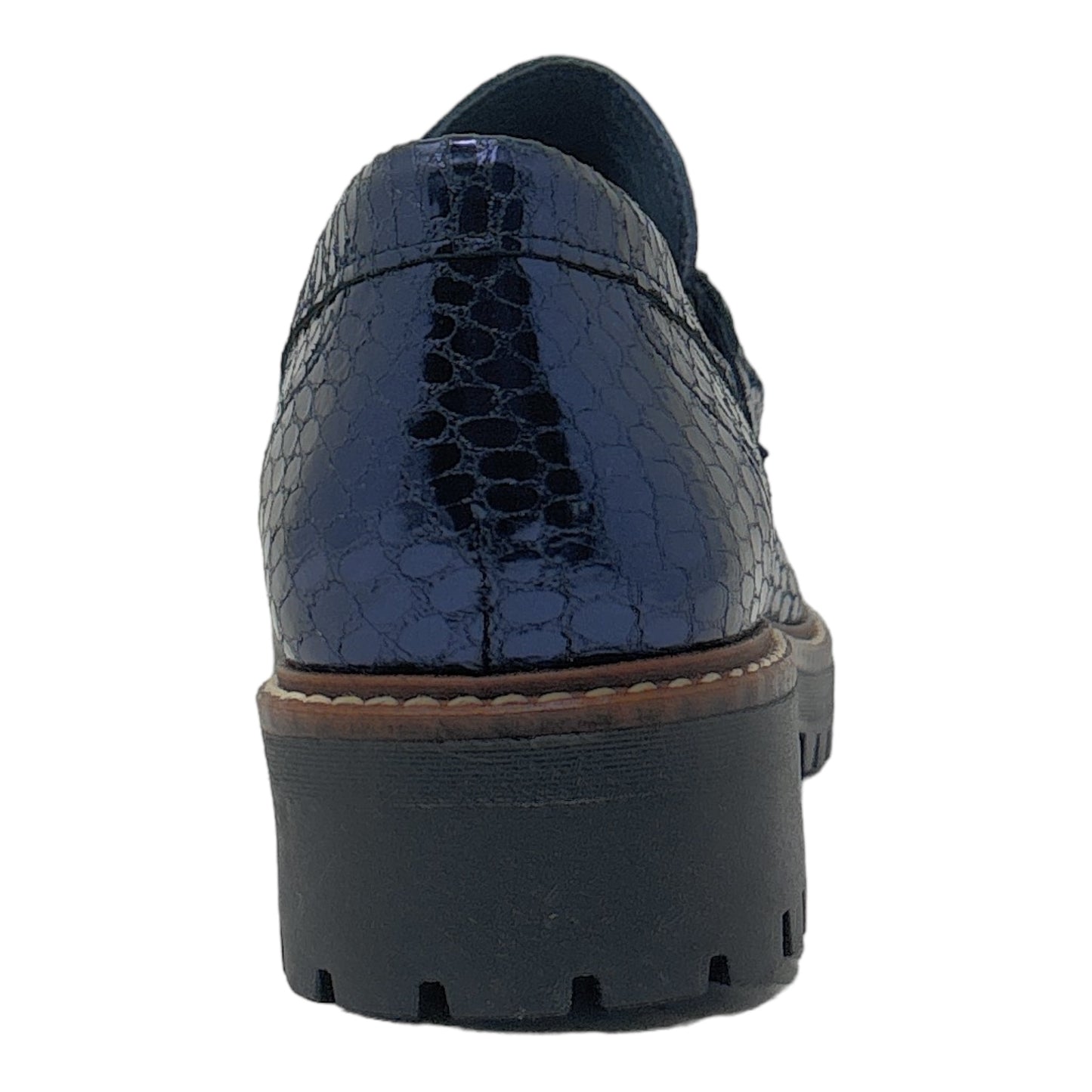 ERIC MICHAEL | SANIBEL | NAVY TEXTURED LEATHER