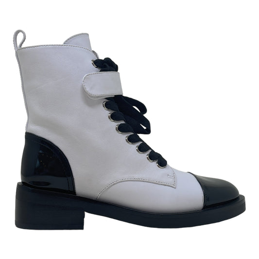 JEFFREY CAMPBELL | INCLINE | WHITE LEATHER