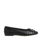 SAM EDELMAN | RUTH | BLACK WOVEN LEATHER