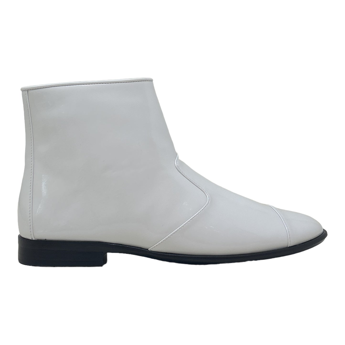 JEFFREY CAMPBELL | GRETA | WHITE PATENT LEATHER