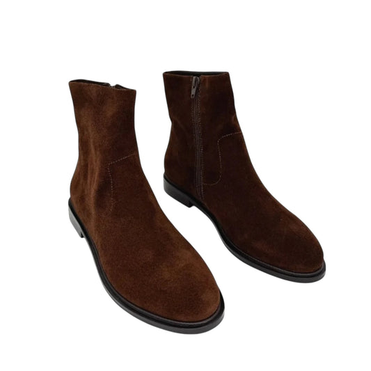 AMIE RAFA | FLACCO | BROWN SUEDE