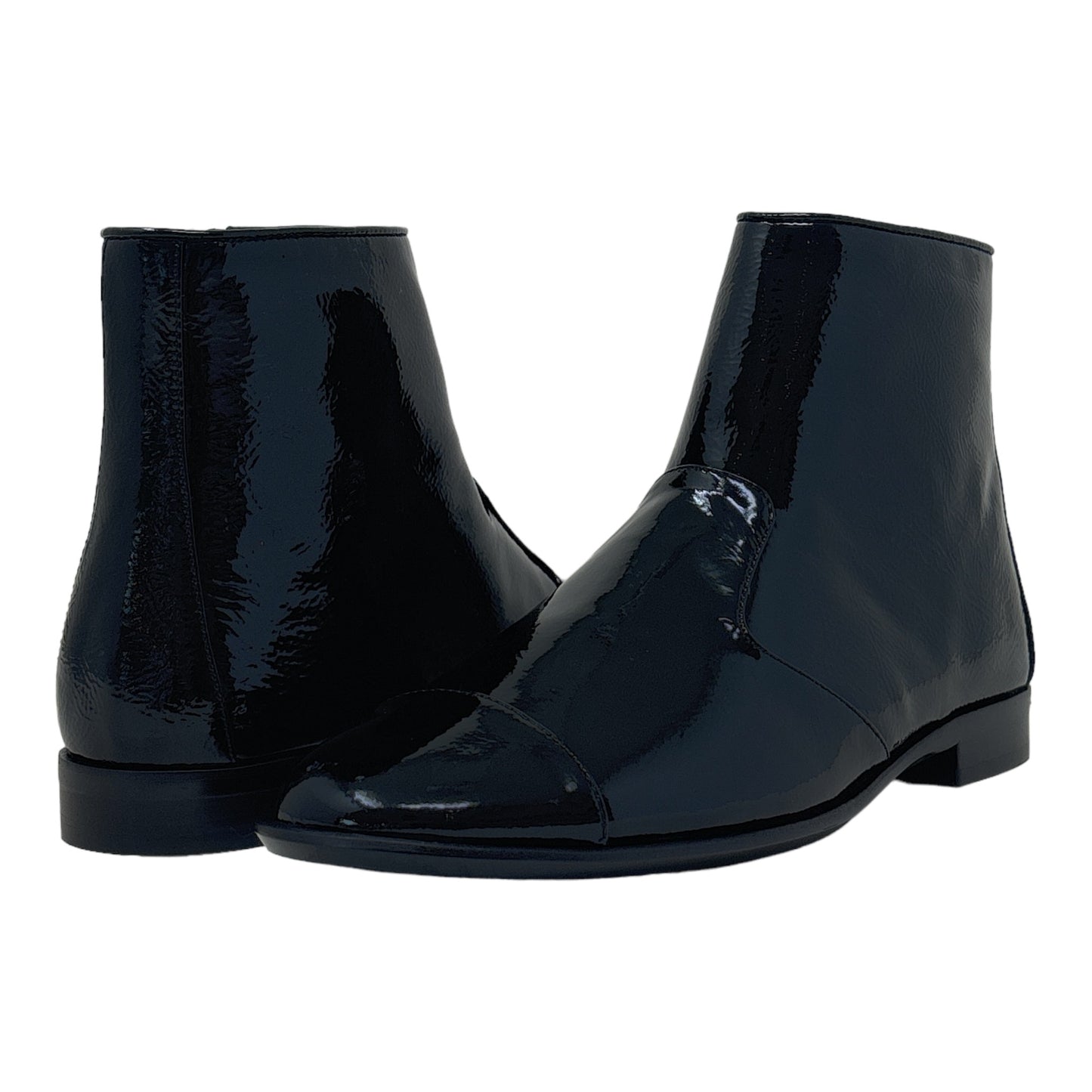 JEFFREY CAMPBELL | GRETA | BLACK PATENT LEATHER