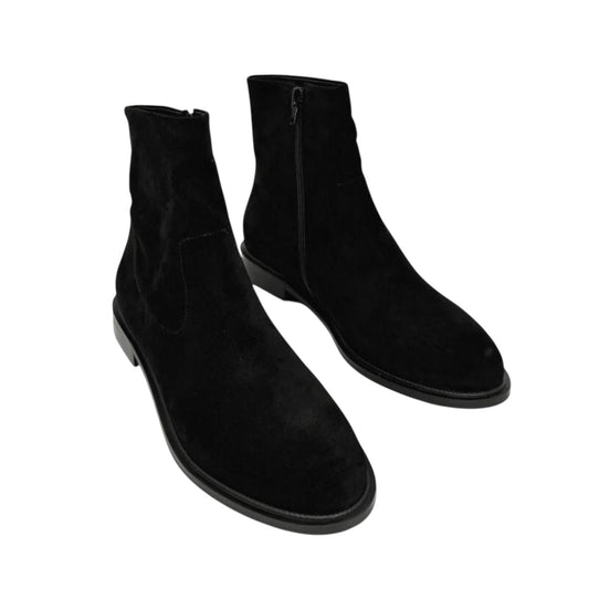 AMIE RAFA | FLACCO | BLACK SUEDE