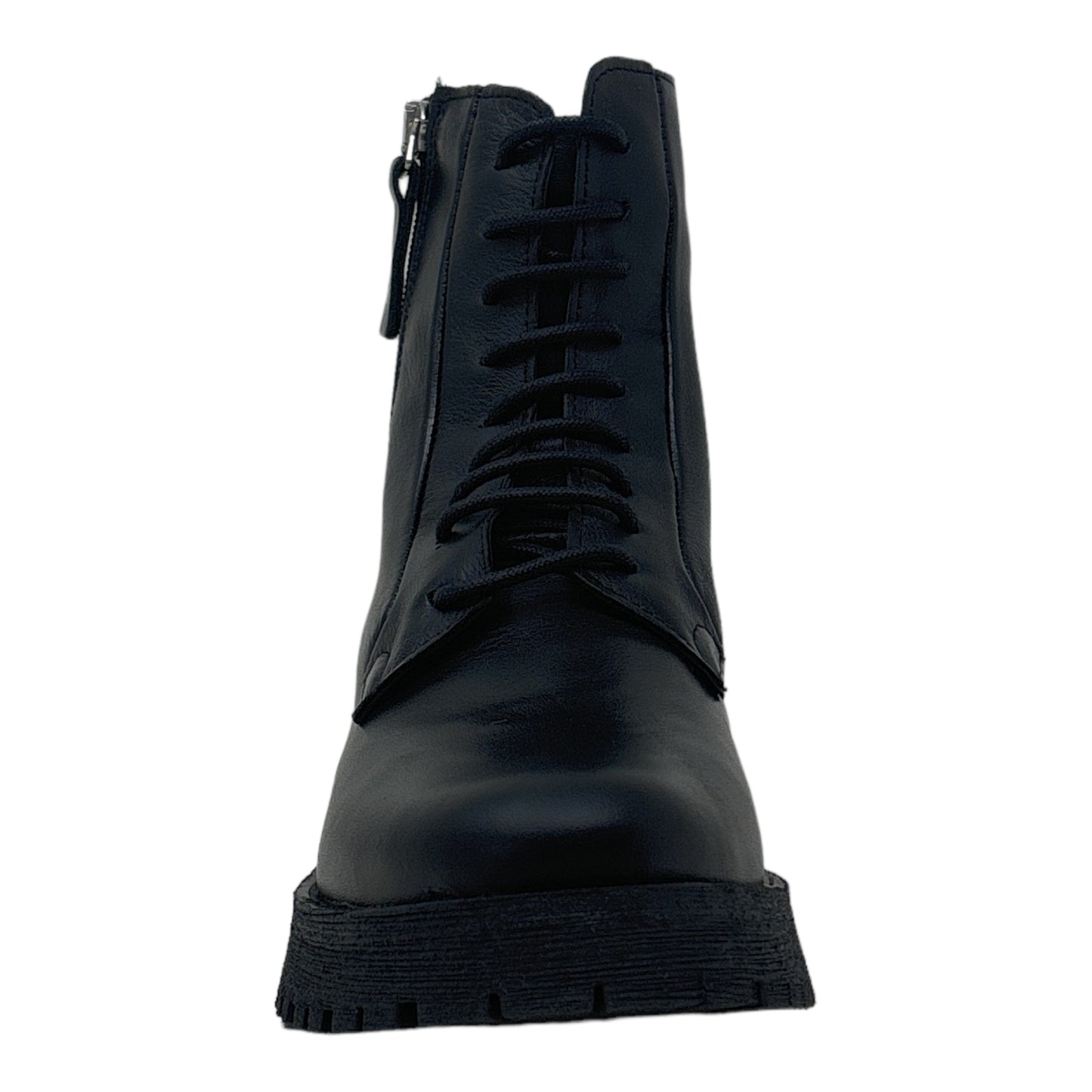 MENINA STEP | COMBIE | BLACK LEATHER